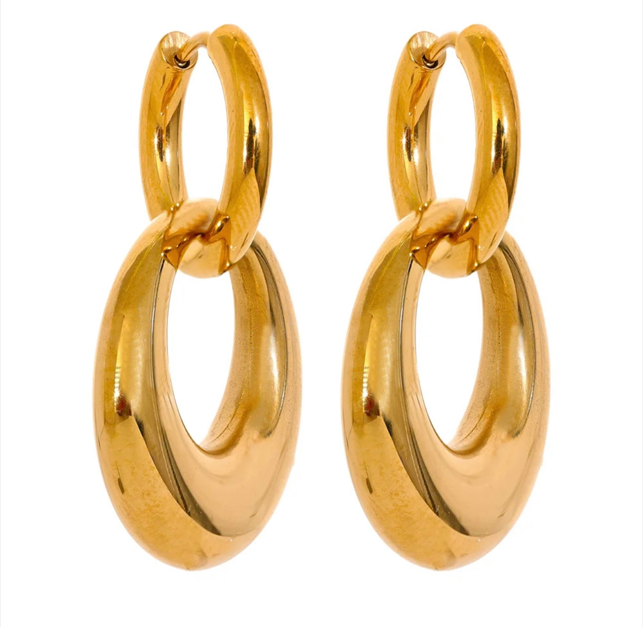 Double Circle Earrings