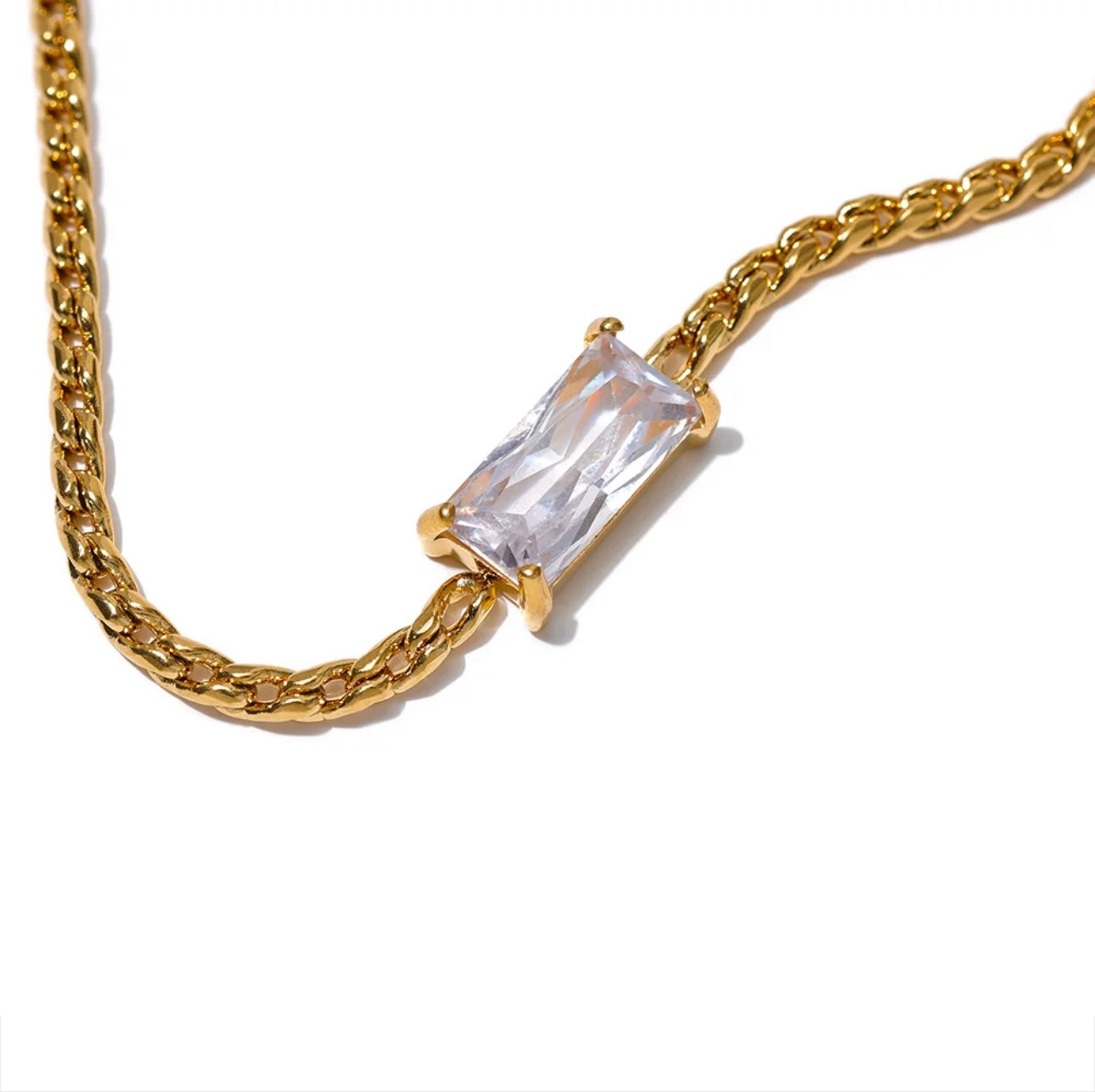 Cube Baguette Choker