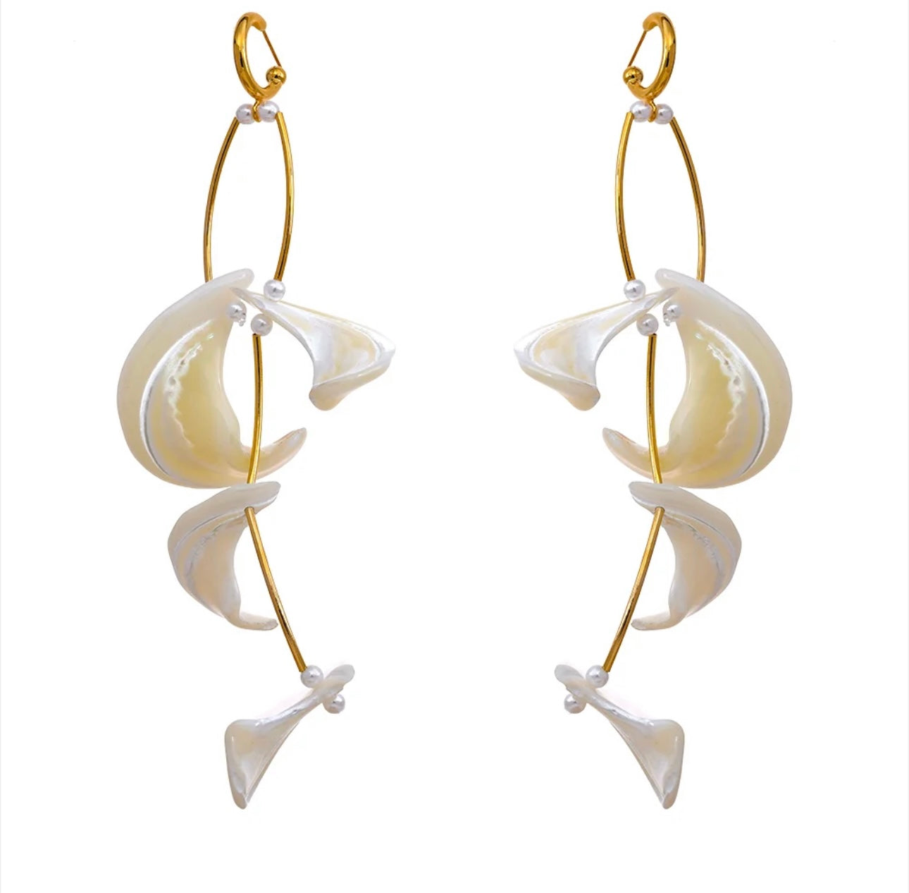 Nacre Shell Earrings