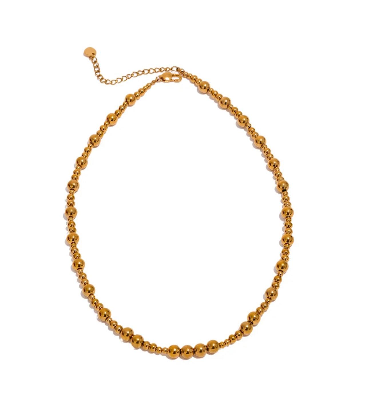 Gold Beads Necklace