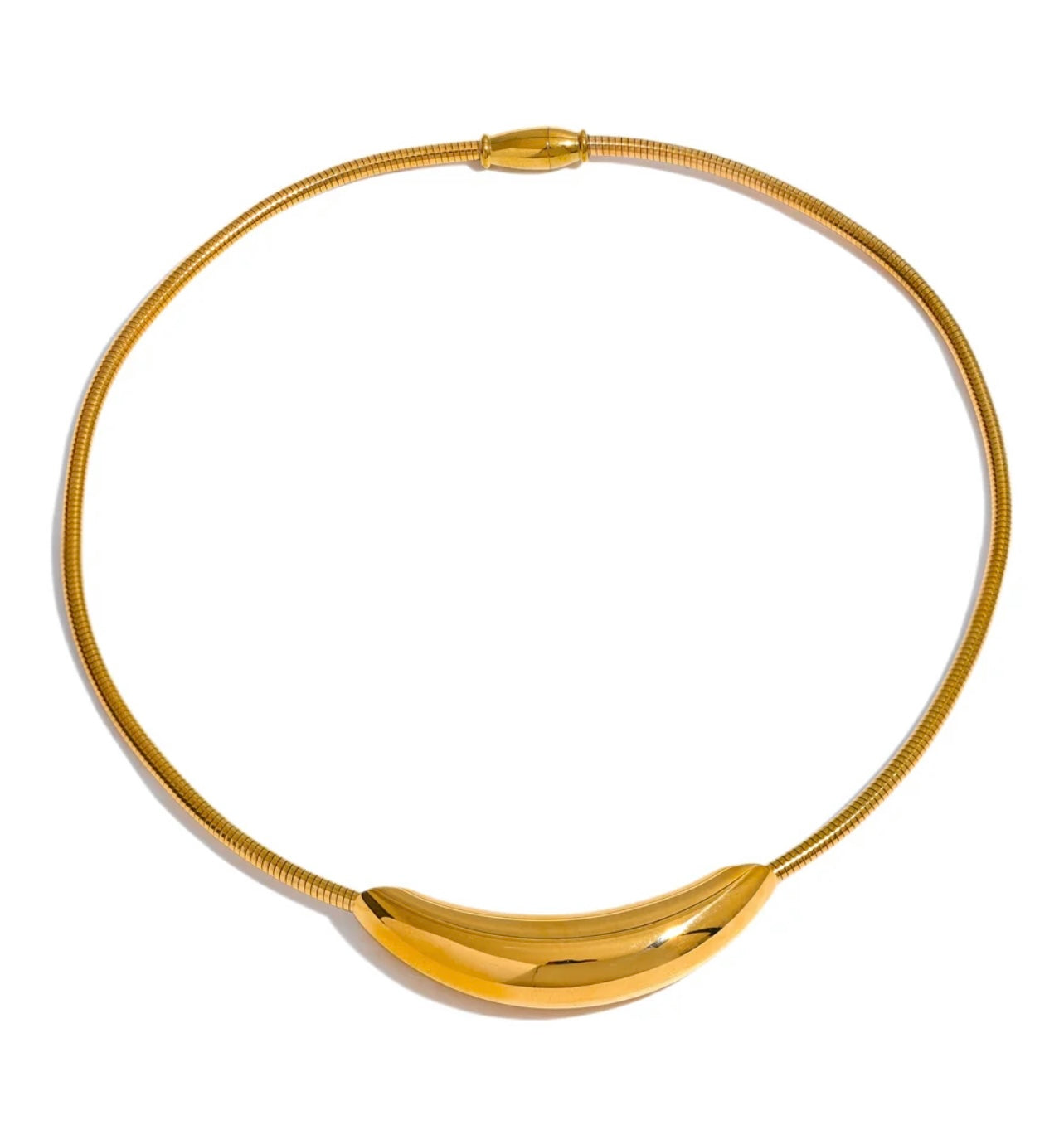 Gold Statement Choker