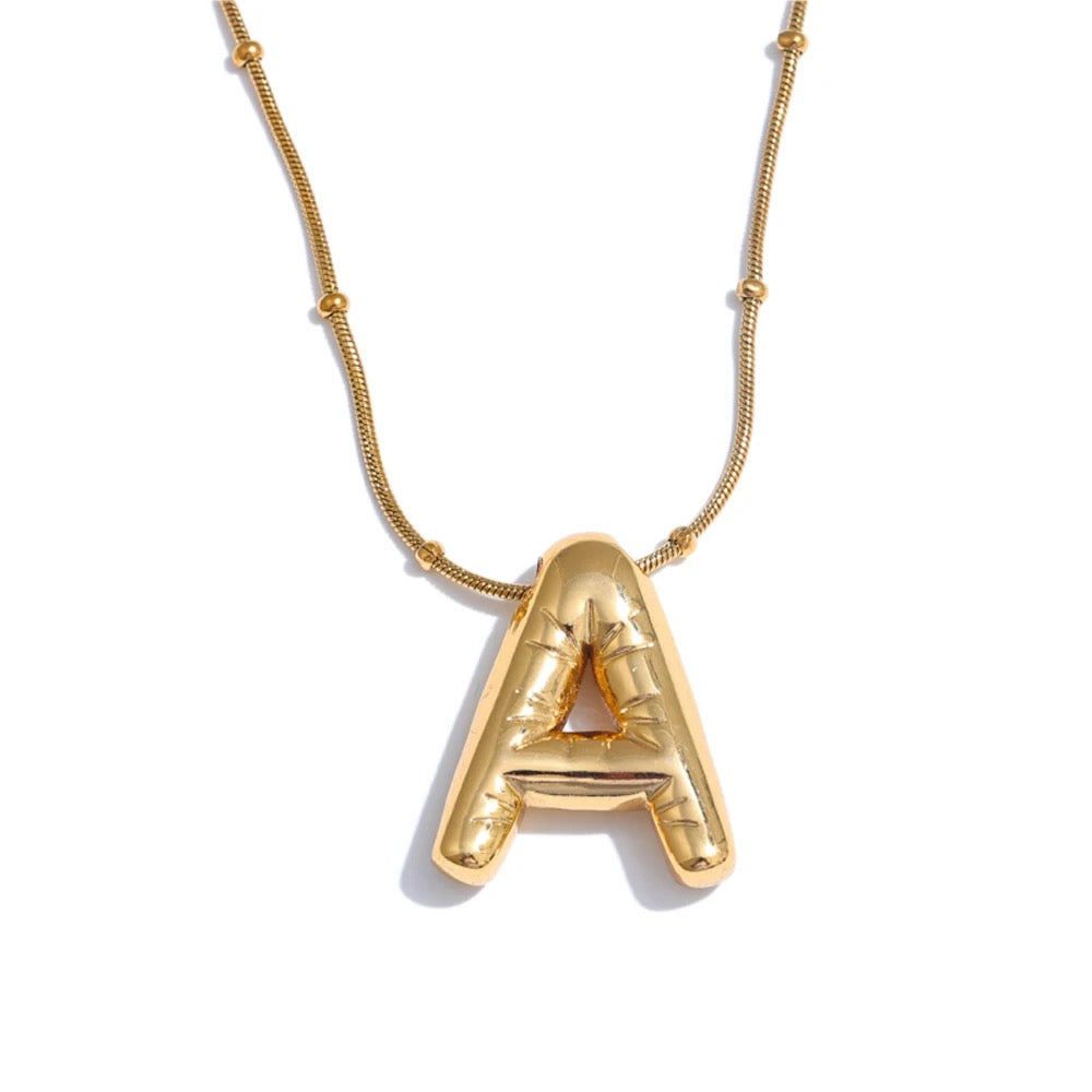 Gold Letter Necklace