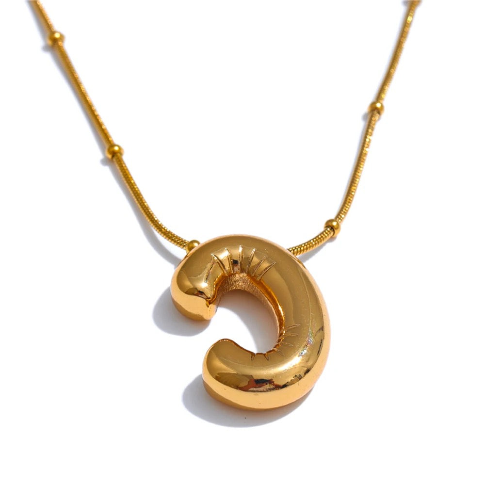 Gold Letter Necklace