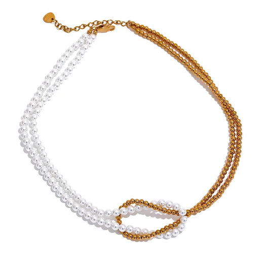 Pearl Beads Choker