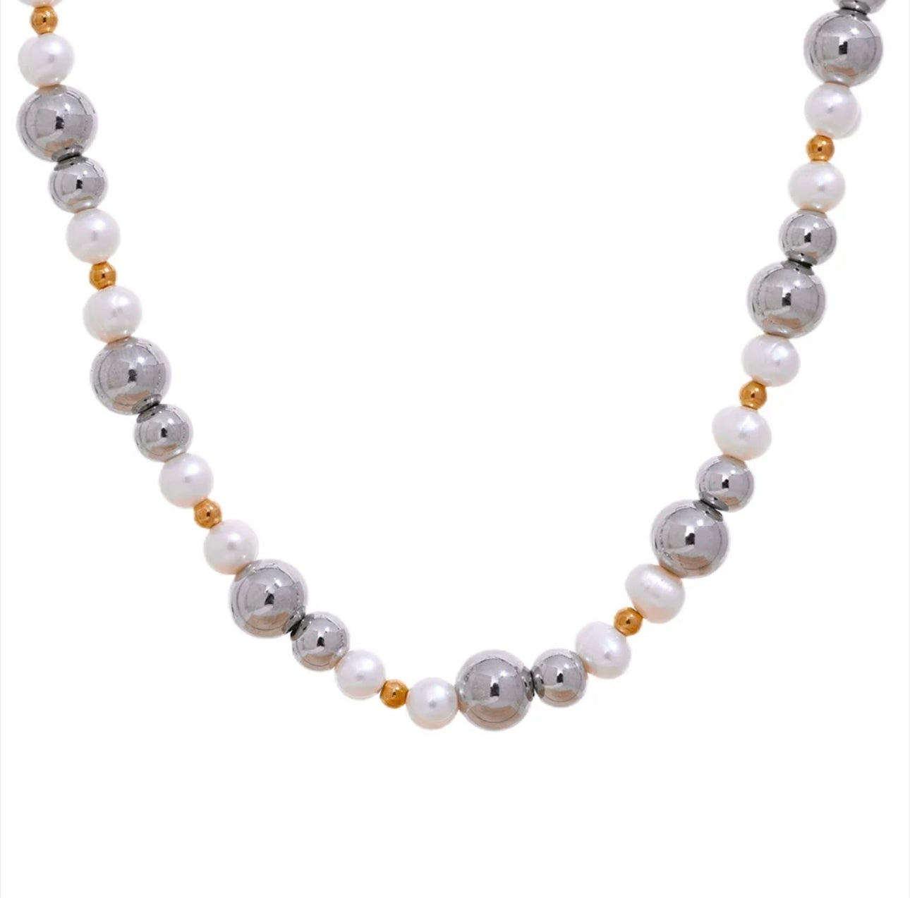 Pearl and Bubble Necklace