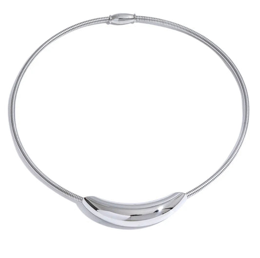 Silver Statement Choker